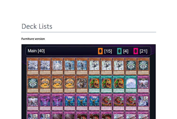 help you build a competitive meta or casual yugioh deck